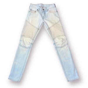 True Religion Men's Jeans Size 28 Light Blue Wash